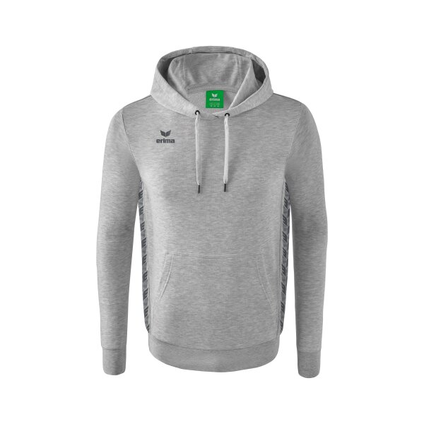 Erima Essential Team Kapuzensweat Herren - hellgrau melange/slate grey