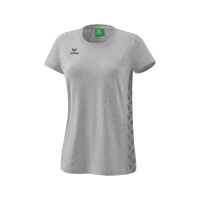 Erima Essential Team T-Shirt Damen - hellgrau melange/slate grey