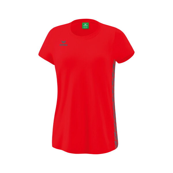 Erima Essential Team T-Shirt Damen - rot/slate grey