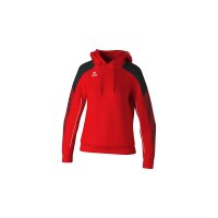 Erima Evo Star Kapuzensweat Damen - rot/schwarz