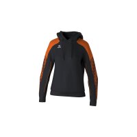 Erima Evo Star Kapuzensweat Damen - schwarz/orange