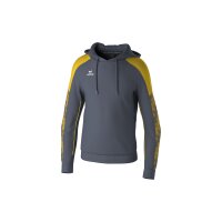 Erima Evo Star Kapuzensweat Herren - slate grey/gelb