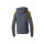 Erima Evo Star Kapuzensweat Herren - slate grey/gelb