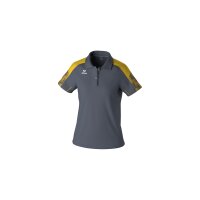 Erima Evo Star Poloshirt Damen - slate grey/gelb