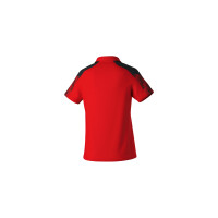 Erima Evo Star Poloshirt Damen - rot/schwarz