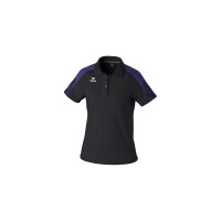 Erima Evo Star Poloshirt Damen - schwarz/ultra violet