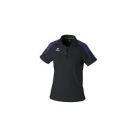 Erima Evo Star Poloshirt Damen - schwarz/ultra violet