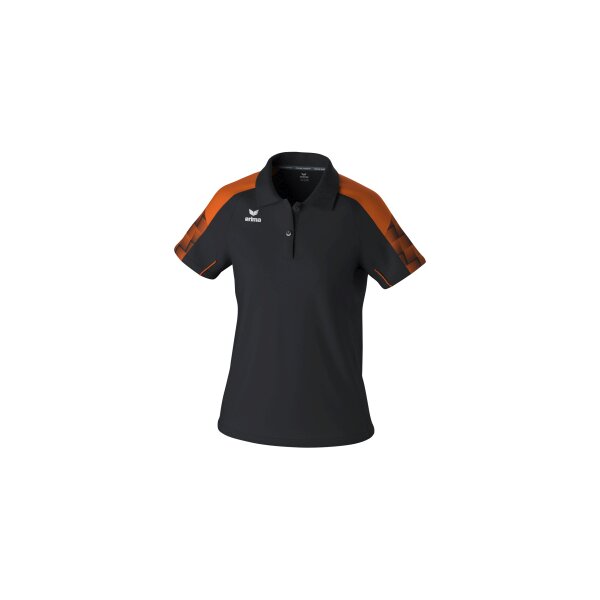 Erima Evo Star Poloshirt Damen - schwarz/orange