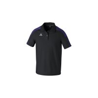 Erima Evo Star Poloshirt Herren - schwarz/ultra violet