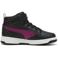 Puma Rebound V6 Mid Sneaker Kinder - schwarz/lila