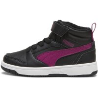 Puma Rebound V6 Mid Sneaker Kinder - schwarz/lila