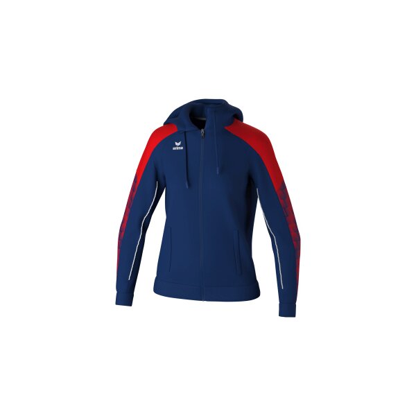 Erima Evo Star Trainingsjacke mit Kapuze Damen - navy/rot