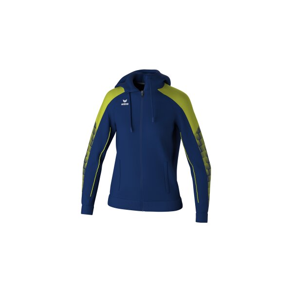 Erima Evo Star Trainingsjacke mit Kapuze Damen - new navy/lime