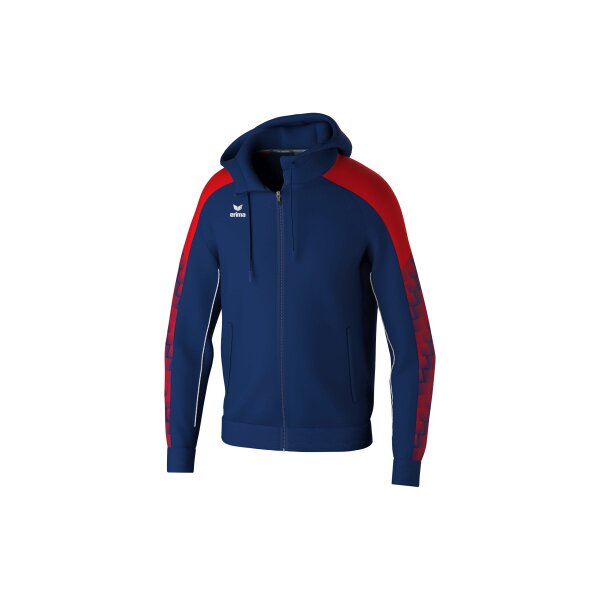 Erima Evo Star Trainingsjacke mit Kapuze Herren - navy/rot