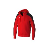 Erima Evo Star Trainingsjacke mit Kapuze Herren - rot/schwarz