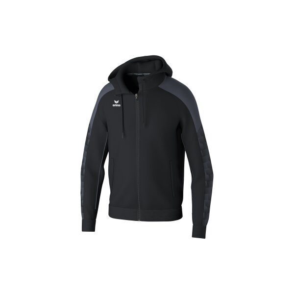 Erima Evo Star Trainingsjacke mit Kapuze Herren - schwarz/slate grey