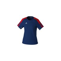 Erima Evo Star T-Shirt Damen - navy/rot