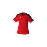 Erima Evo Star T-Shirt Damen - rot/schwarz