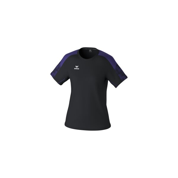 Erima Evo Star T-Shirt Damen - schwarz/ultra violet