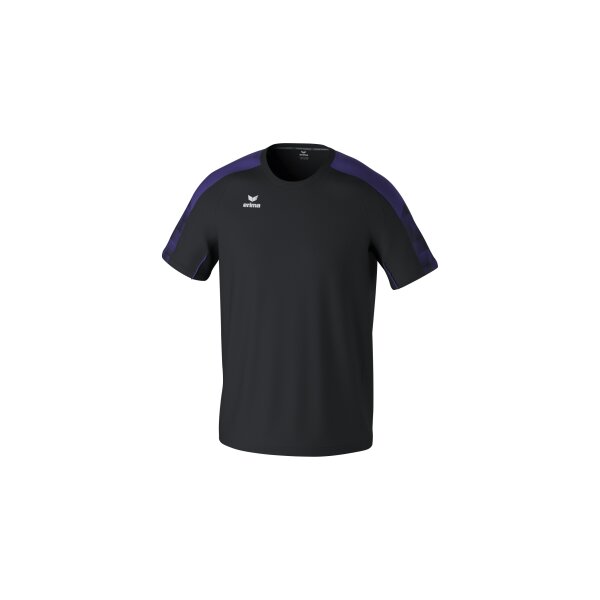 Erima Evo Star T-Shirt Herren - schwarz/ultra violet