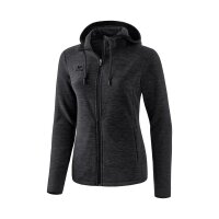 Erima Fleecejacke Damen - schwarz