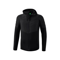 Erima Hybrid Jacke Kinder - schwarz