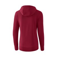 Erima Kapuzensweatjacke Damen - dunkelrot