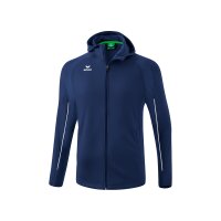 Erima Liga Star Trainingsjacke mit Kapuze Herren - new navy/wei&szlig;