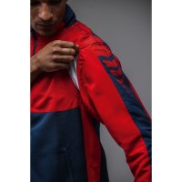 Erima Six Wings Jacke mit abnehmbaren &Auml;rmeln Herren - new navy/rot