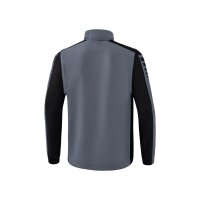 Erima Six Wings Jacke mit abnehmbaren &Auml;rmeln Herren - slate grey/schwarz