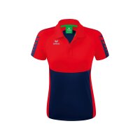 Erima Six Wings Poloshirt Damen - navy/rot