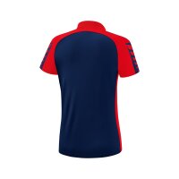 Erima Six Wings Poloshirt Damen - navy/rot