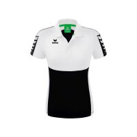 Erima Six Wings Poloshirt Damen - schwarz