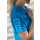 Erima Six Wings Poloshirt Damen - curacao/mykonos