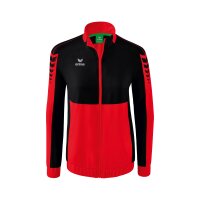 Erima Six Wings Präsentationsjacke Damen - rot/schwarz