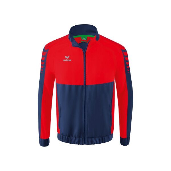 Erima Six Wings Präsentationsjacke Herren - navy/rot