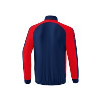 Erima Six Wings Pr&auml;sentationsjacke Herren - navy/rot