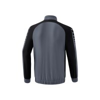 Erima Six Wings Pr&auml;sentationsjacke Herren - slate grey/schwarz