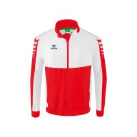 Erima Six Wings Pr&auml;sentationsjacke Herren - rot/wei&szlig;