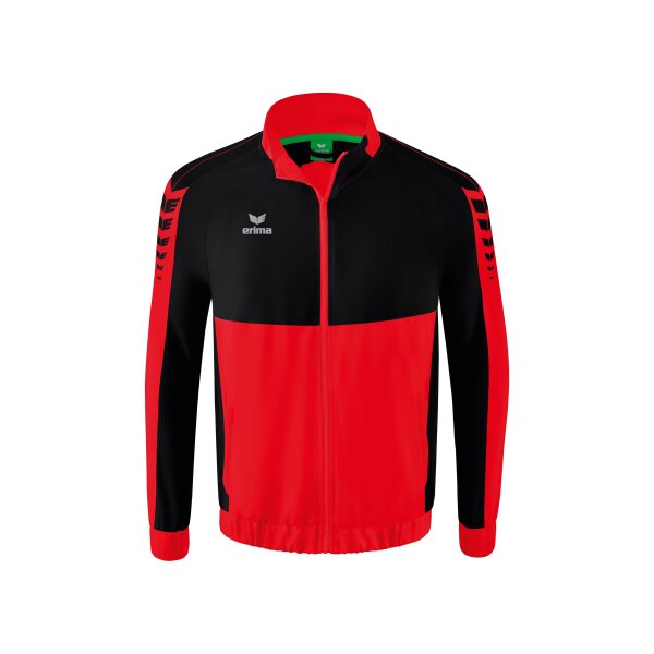 Erima Six Wings Präsentationsjacke Herren - rot/schwarz