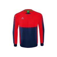 Erima Six Wings Sweatshirt Herren - navy/rot