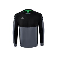 Erima Six Wings Sweatshirt Herren - slate grey/schwarz