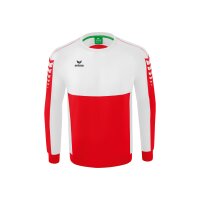 Erima Six Wings Sweatshirt Herren - rot/wei&szlig;