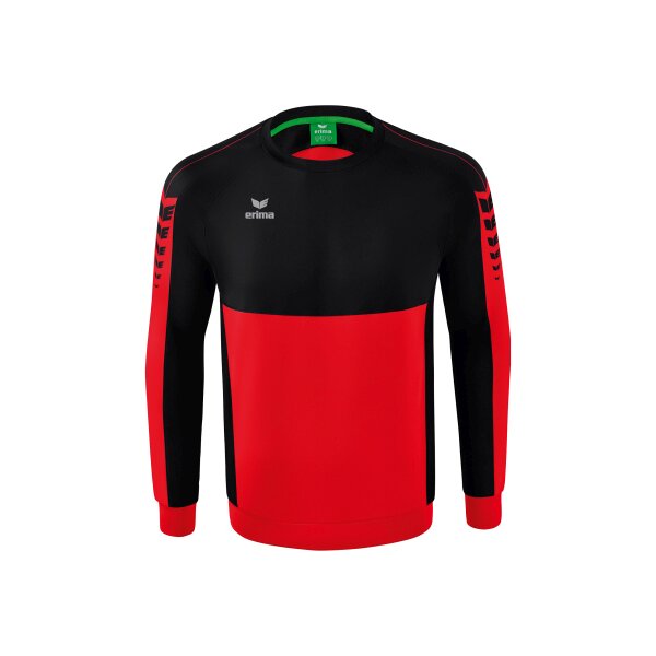 Erima Six Wings Sweatshirt Herren - schwarz/rot