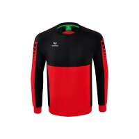 Erima Six Wings Sweatshirt Herren - rot/schwarz