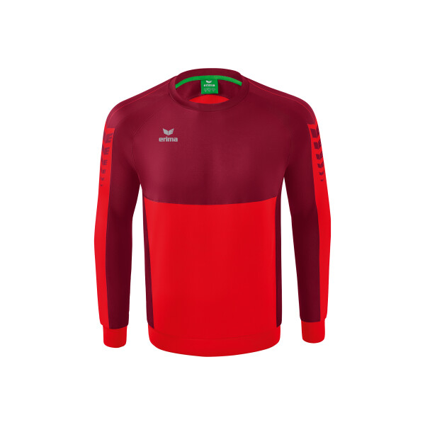 Erima Six Wings Sweatshirt Kinder - rot/bordeaux