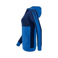 Erima Six Wings Trainingsjacke mit Kapuze Damen - blau