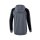 Erima Six Wings Trainingsjacke mit Kapuze Damen - slate grey/schwarz