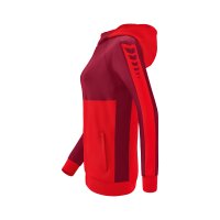 Erima Six Wings Trainingsjacke mit Kapuze Damen - rot/bordeaux