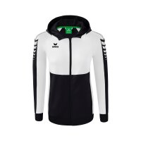 Erima Six Wings Trainingsjacke mit Kapuze Damen - schwarz